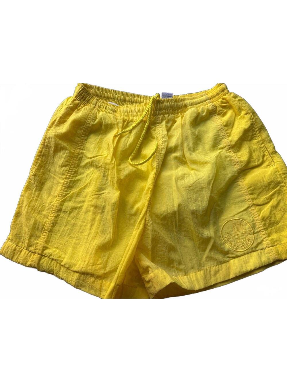 Vintage Body Glove Neon Yellow Swim Trunks M